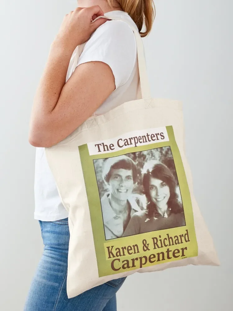 

The Carpenters,Karen & Richard Carpenter, Sheet Music, Karen, Richard Tote Bag Women's bag canvas tote tote bag canvas