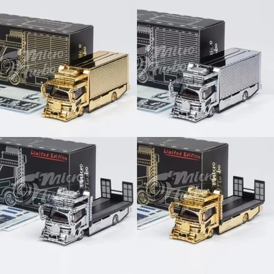 MT 1:64 Trailer Fully Landing Electroplating Truck Rampage Bay Container MicroTurbo Model