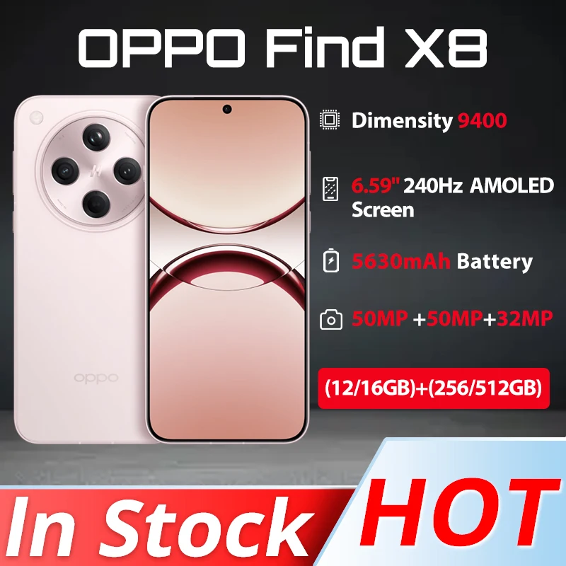 Oppo Find X8 smartphone Dimensity 9400 6.59