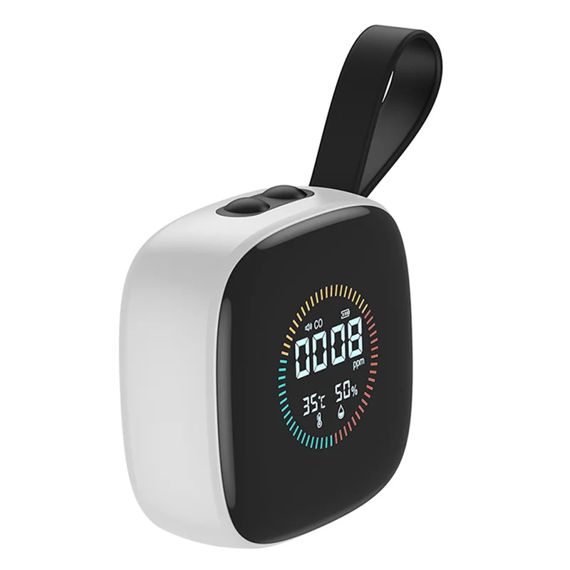 ABMF-Latest CO Quality Detector With Sound Alarm LCD Display Temperature And Humidity Sensor Tester DM1210B