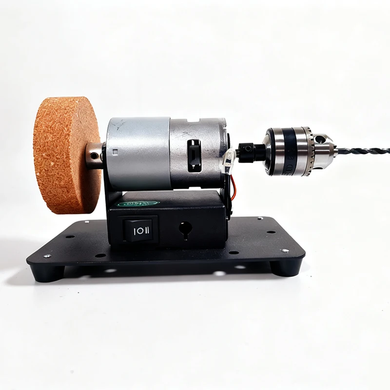 Mini Workbench Grinder with 2 Wheels, Versatile Electric Sander for Metal, Wood, Knife Making, Jewelry Polishing, 6 X 35 Inches