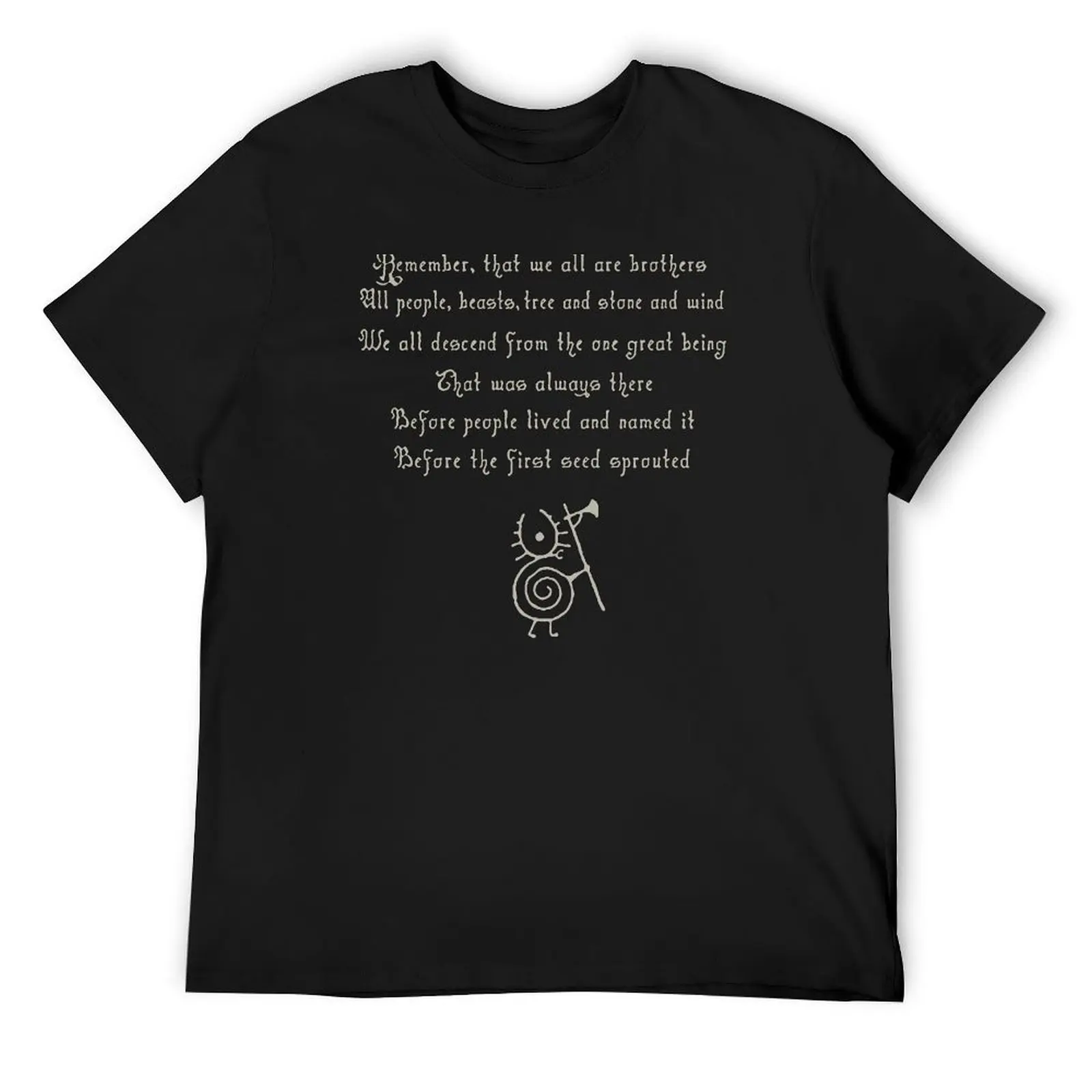 Heilung - Remember that we are all brothers T-Shirt shirts graphic tee oversizeds customs design your own clothing for men