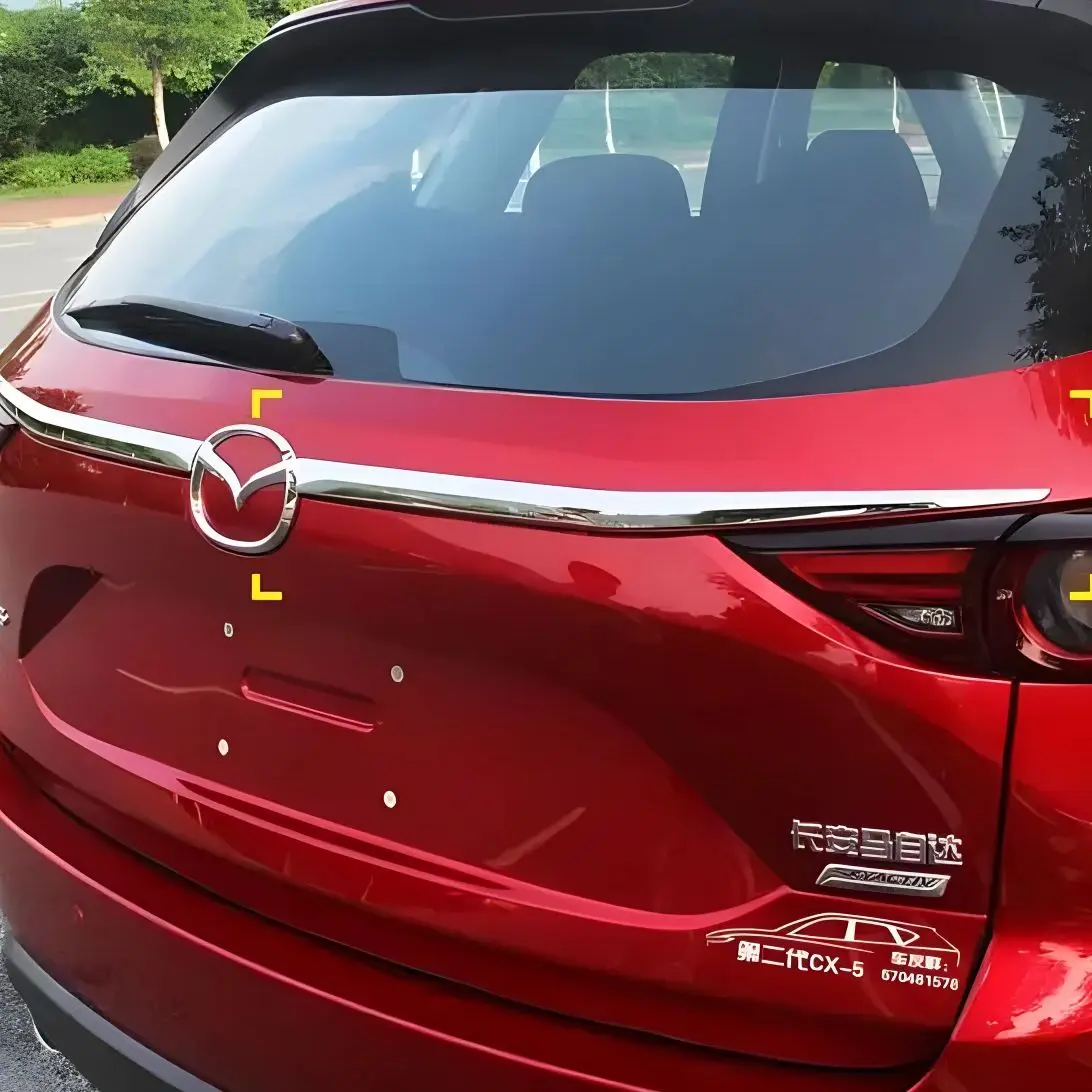 Car rear  window  trim  ,auto rear light trim for mazda cx-5  2017 2018 ,ABS chrome,4pc/lot,car styling