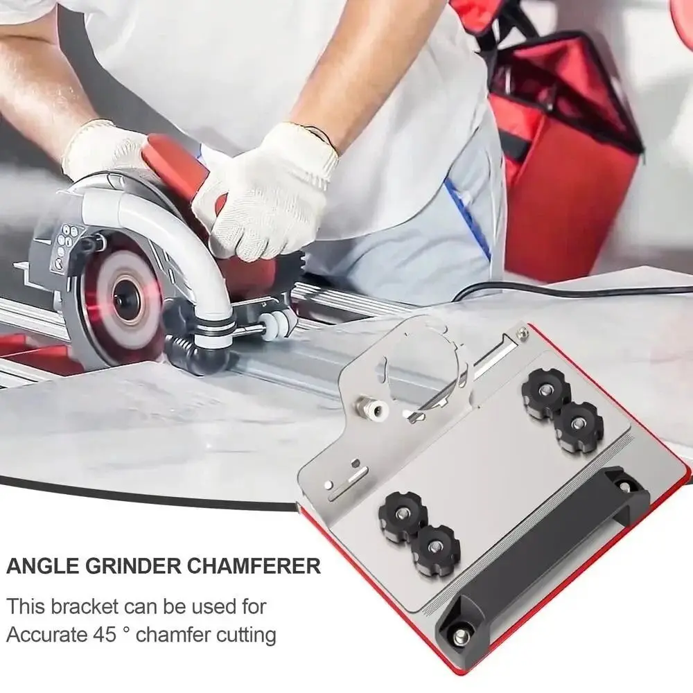 

Прочная угловая шлифовальная машина 45 градусов, подставка для фаски, угловая резка плитки, инструмент для снятия фаски, специальный режущий кронштейн