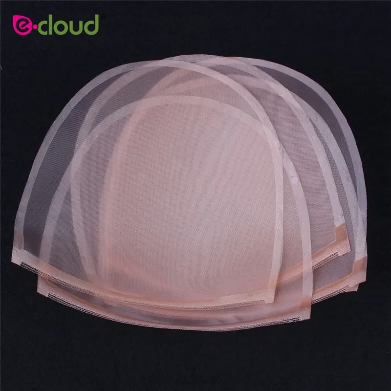 1-5pcs/bag Skin Mono Net For Wig Making U Part Swiss Lace Material For Wig Caps Base Tools Wig Net Foudation Base