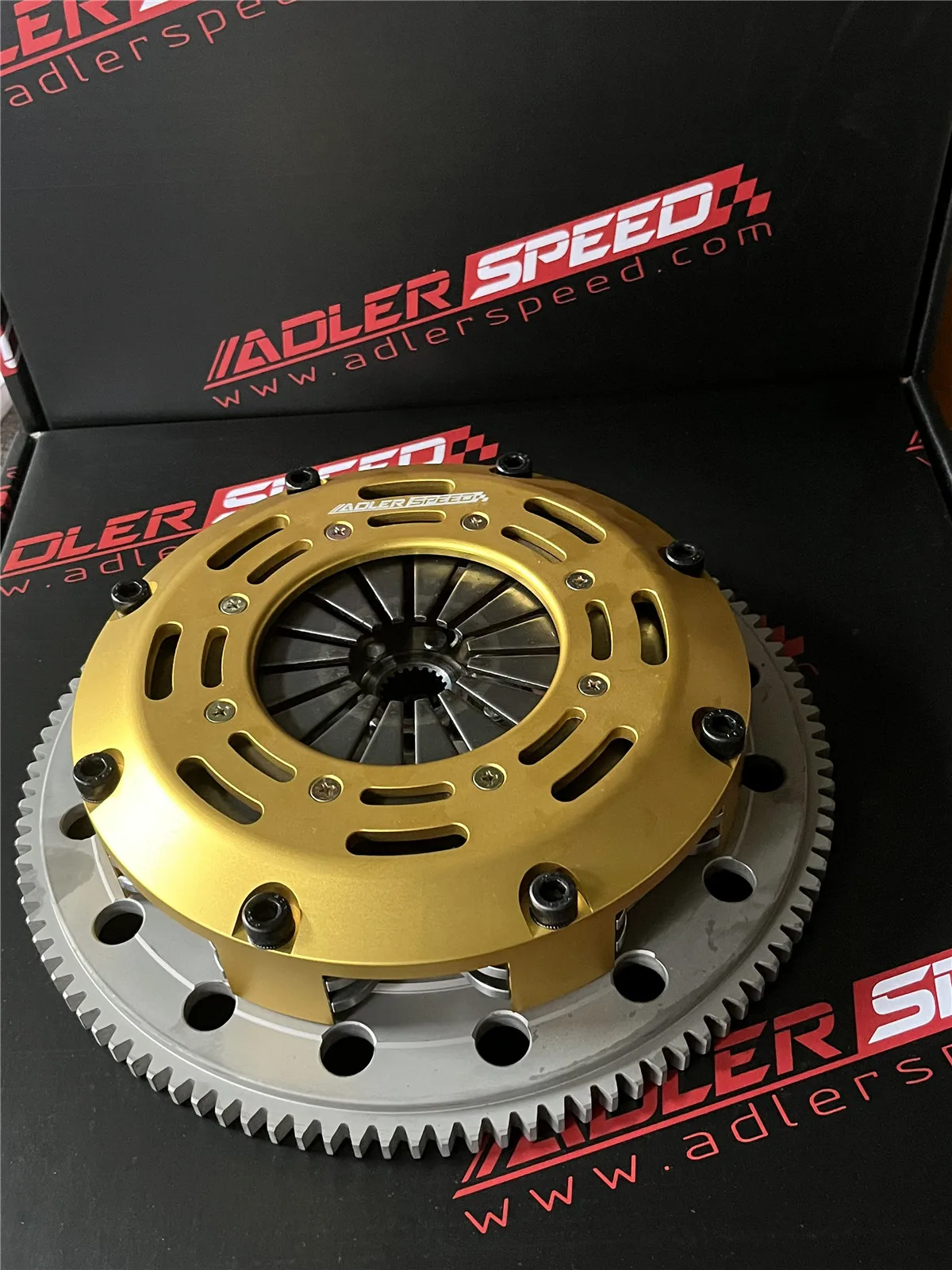 ADLERSPEED RACING CLUTCH TWIN DISC KIT For ECLIPSE TALON TSi LASER RS 4G63 6 bolt AWD