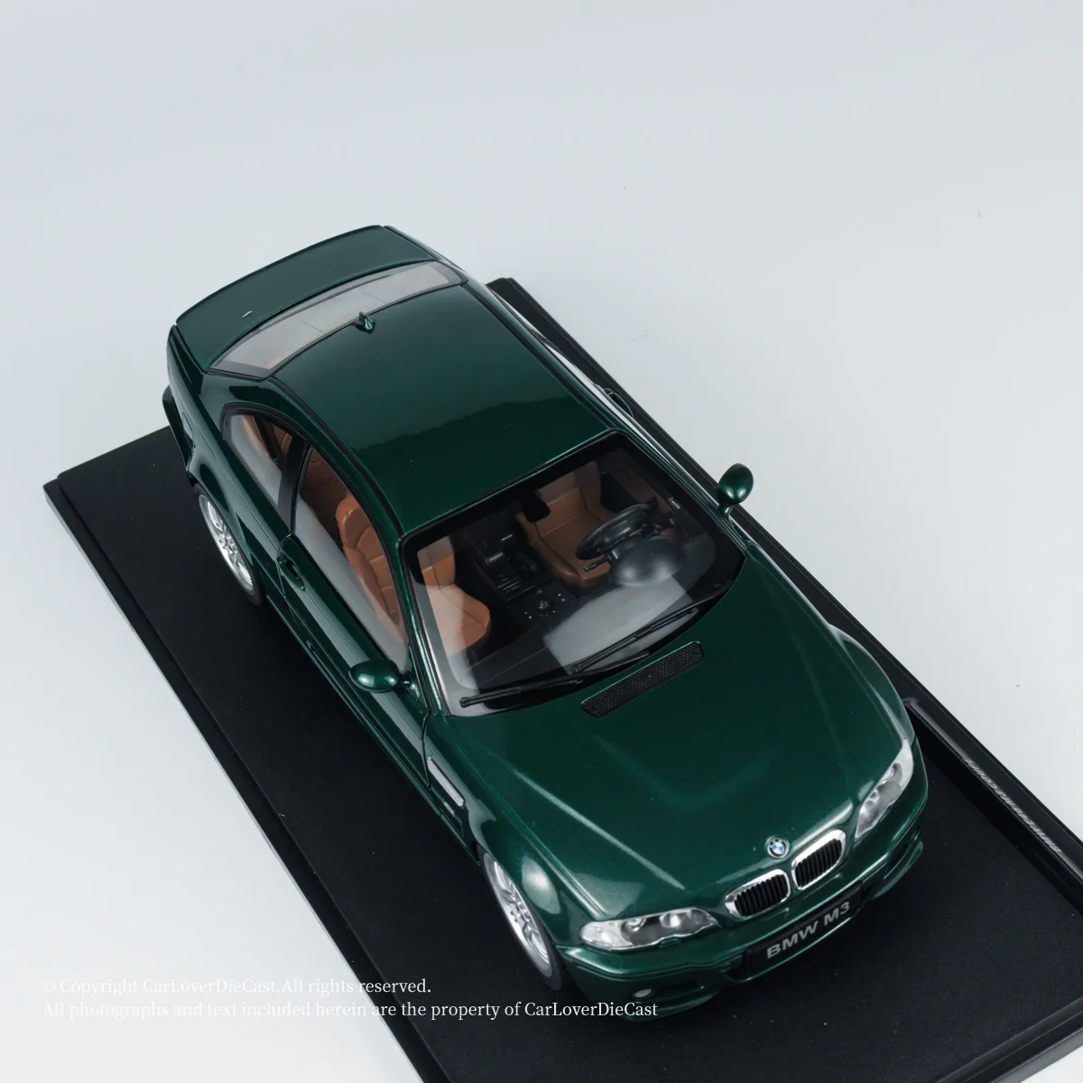 Diecast Solido Scala 1:18 BMW E46 M3 COUPE VERDE 2000 simulazione modello di auto in lega Giocattolo da collezione Regalo Souvenir Display