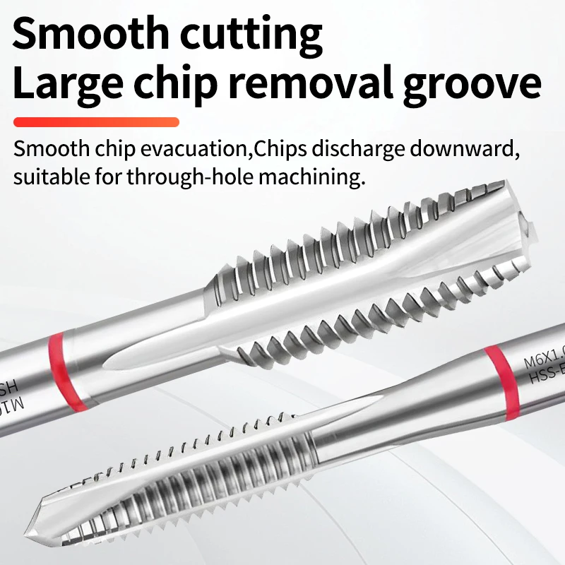 DUO Martap YG-1 T2829 Combo Through Hole Tap M25-M36 Metric Spiral Pointed Tap  Machine With Red Circle
