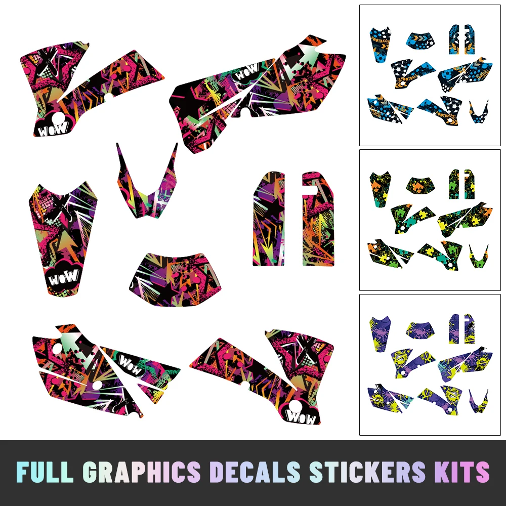 ملصقات رسومات تزيين جسم الدراجة النارية مناسبة لـ EXC 2004 125 200 250 300 400 450 525
