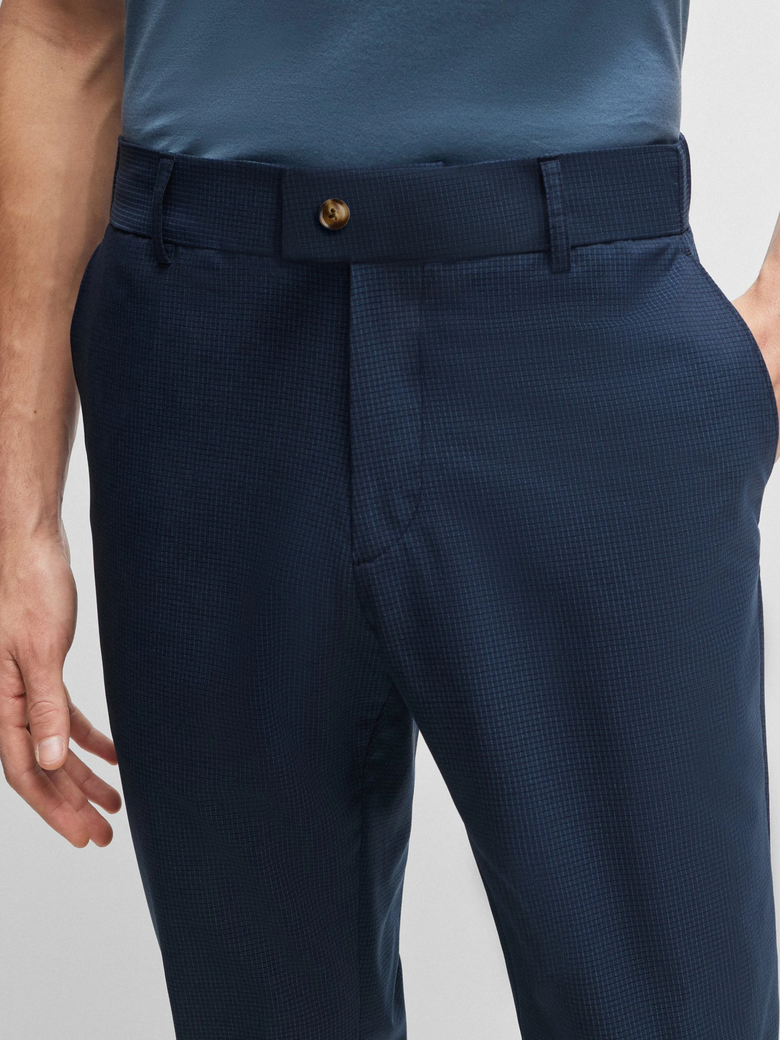  Golf Series Men's Casual Pants Four-Way Stretch Business Commuter Versatile Summer Straight Leg Trousers