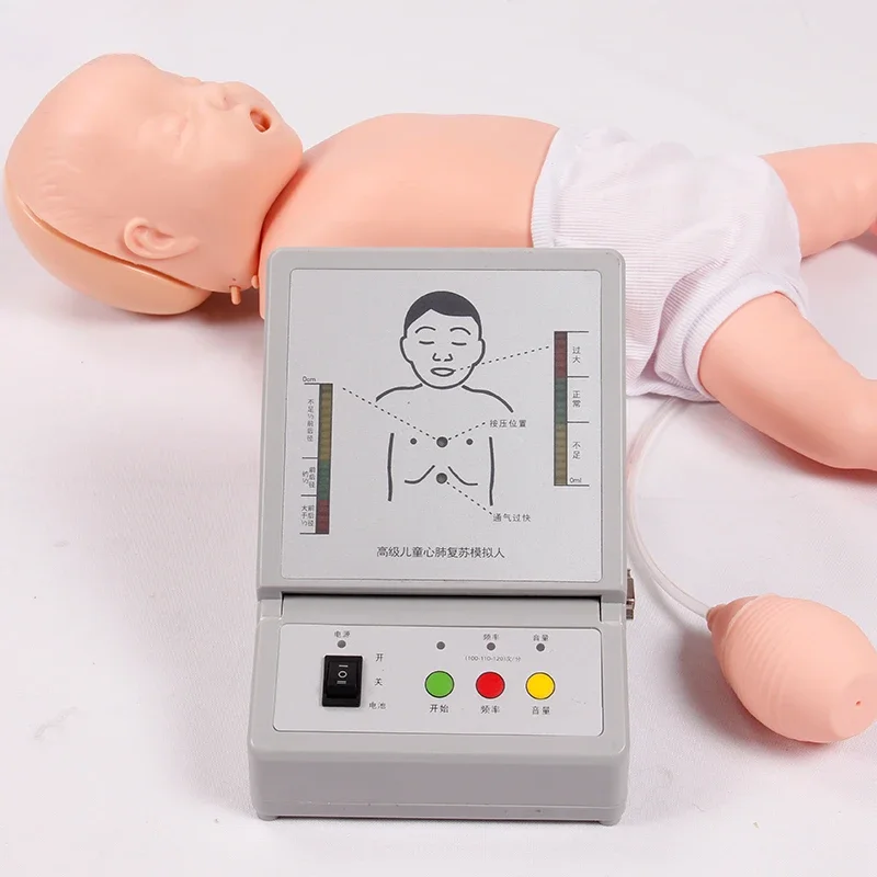 Advanced neonatal infant cardiopulmonary resuscitation simulation human infant resuscitation mannequin