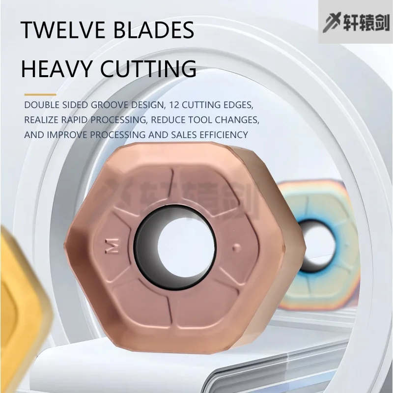 HNMG090608 M Carbide Inserts Open Rough Milling Blade For Quenched steel/stainless steel CNC lathe Hexagon Milling Turning Tools