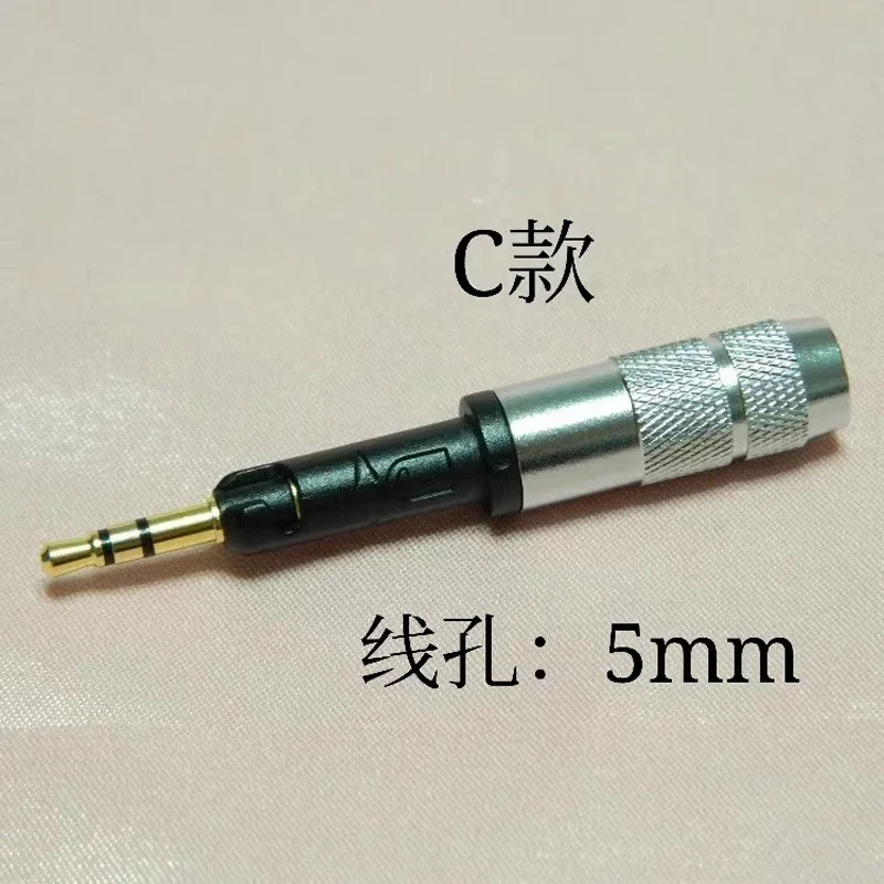 a pair In stock for HD6 HD7 HD8 MIX DJ HD595 2.5mm headphone cable upgrade cable plug pin