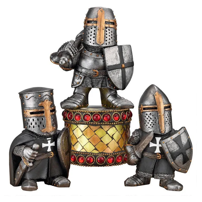 

Resin Axe Guard Dwarf Knight Desktop Mini Sculpture, Medieval War Artifact, Decorative Garden Ornaments