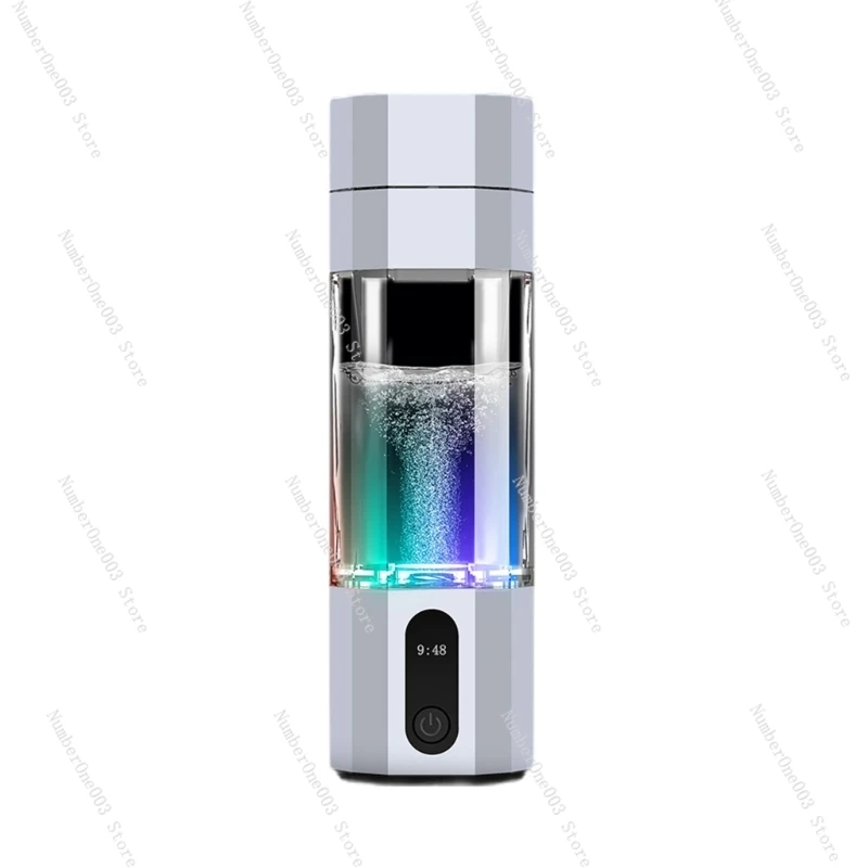 Hydrogen Water Bottle Hydrogen Water Ionizer Machine Generator 10000PPB Rechargeable T5EE