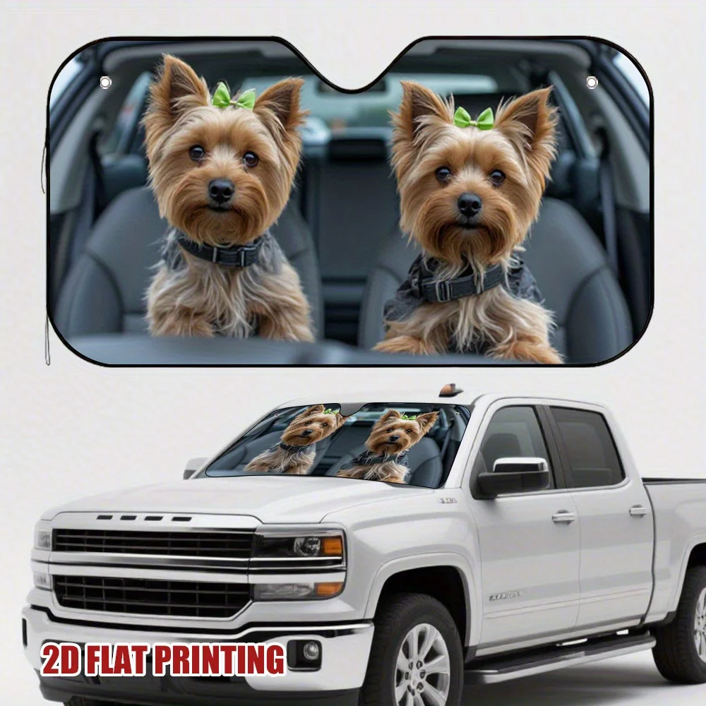 1pc Puppy Roadtrip Car Sun Visor, Perfect For Busy Hours And Multiple Stops, Reduces Excessive Sunlight Exposure., Excessive Sun