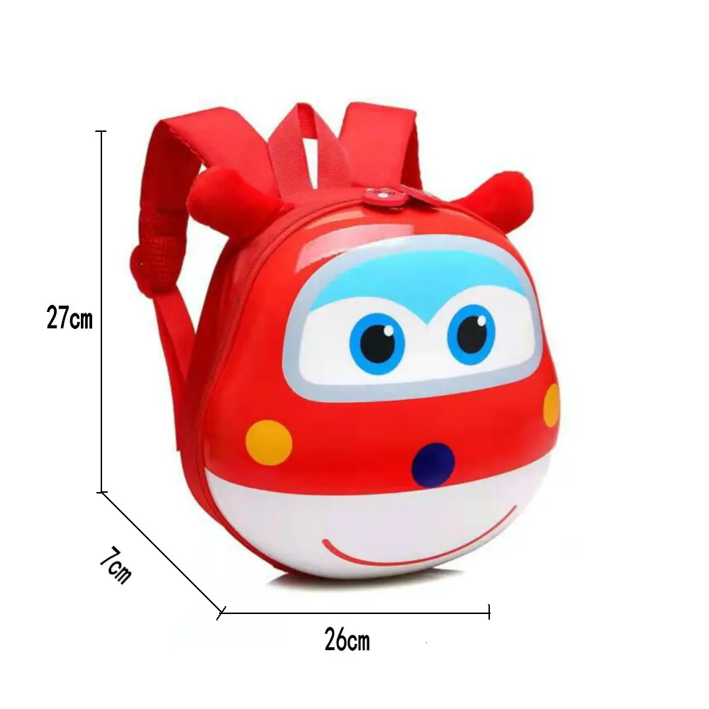 New Super Cute Wings Kid School Bags Cartoon Character 3D Style Children Backpacks Kindergarten Girls Boys Baby Backpack