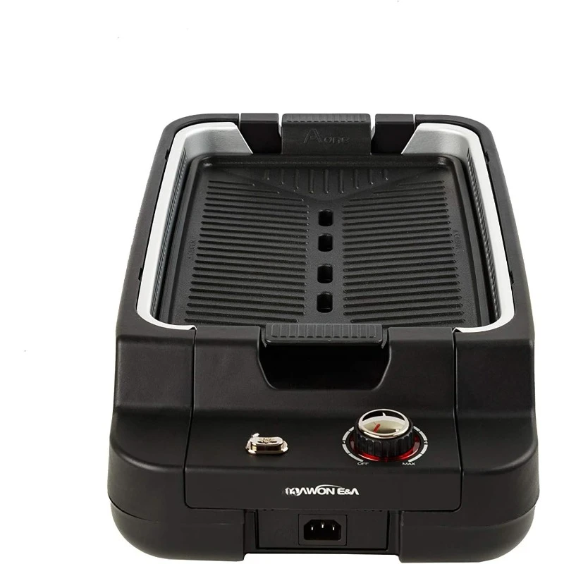 Grill - Smokeless Electric Eco-Friendly Indoor Grill, Eliminate Smoke and Odor (Black)