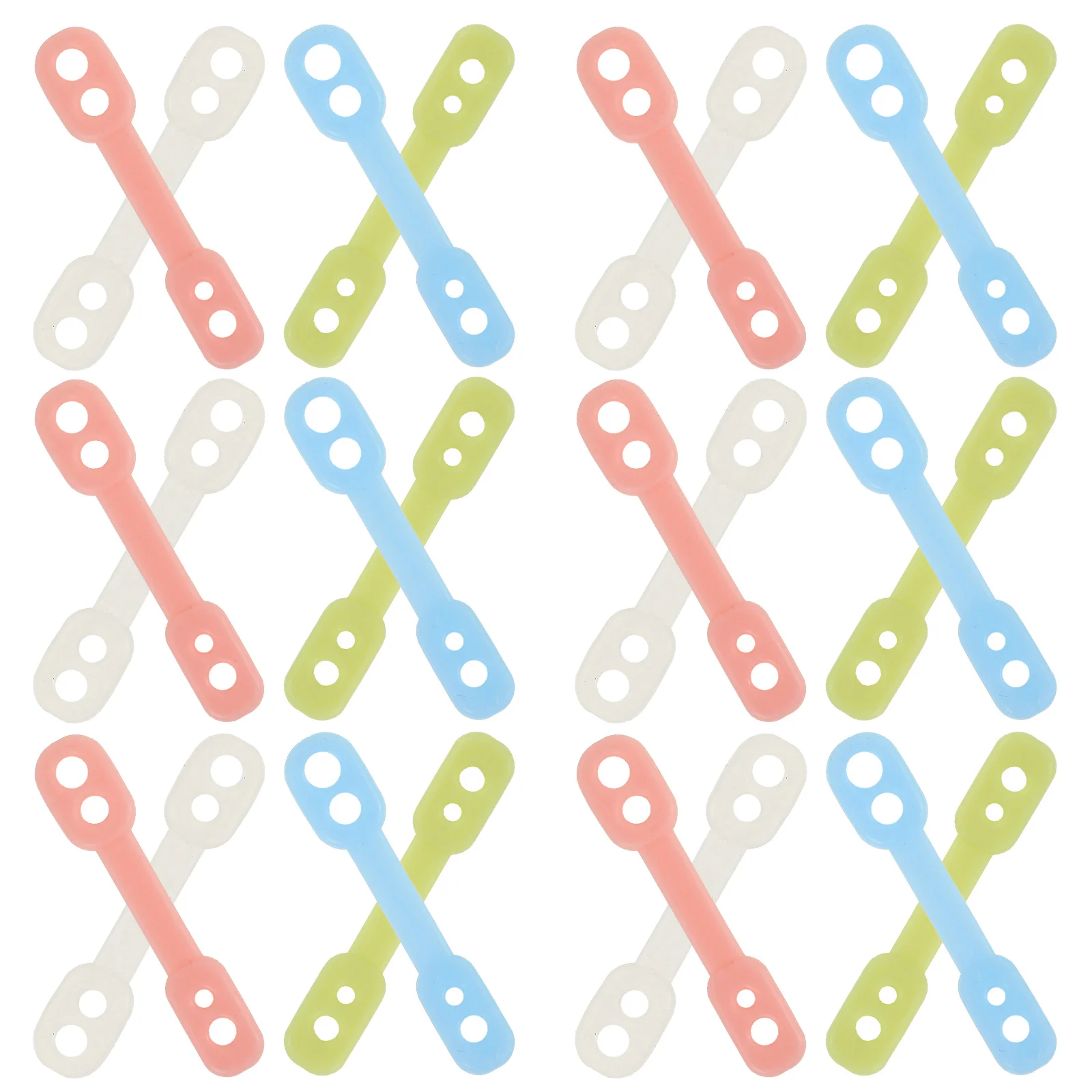 

100pcs Windproof Buckle For Hanger Silicone Clothes Hanger Grips Household Fixed Button Clothes Drying Accessories Reusable