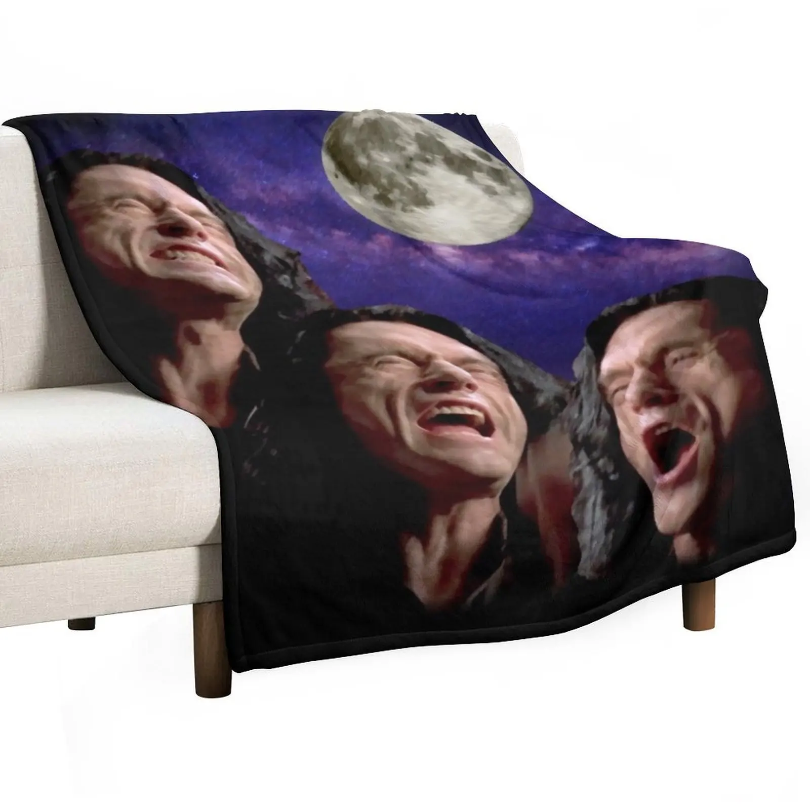 

Three Wiseau Moon Throw Blanket Softest Blankets For Baby Blankets Sofas Of Decoration Blankets