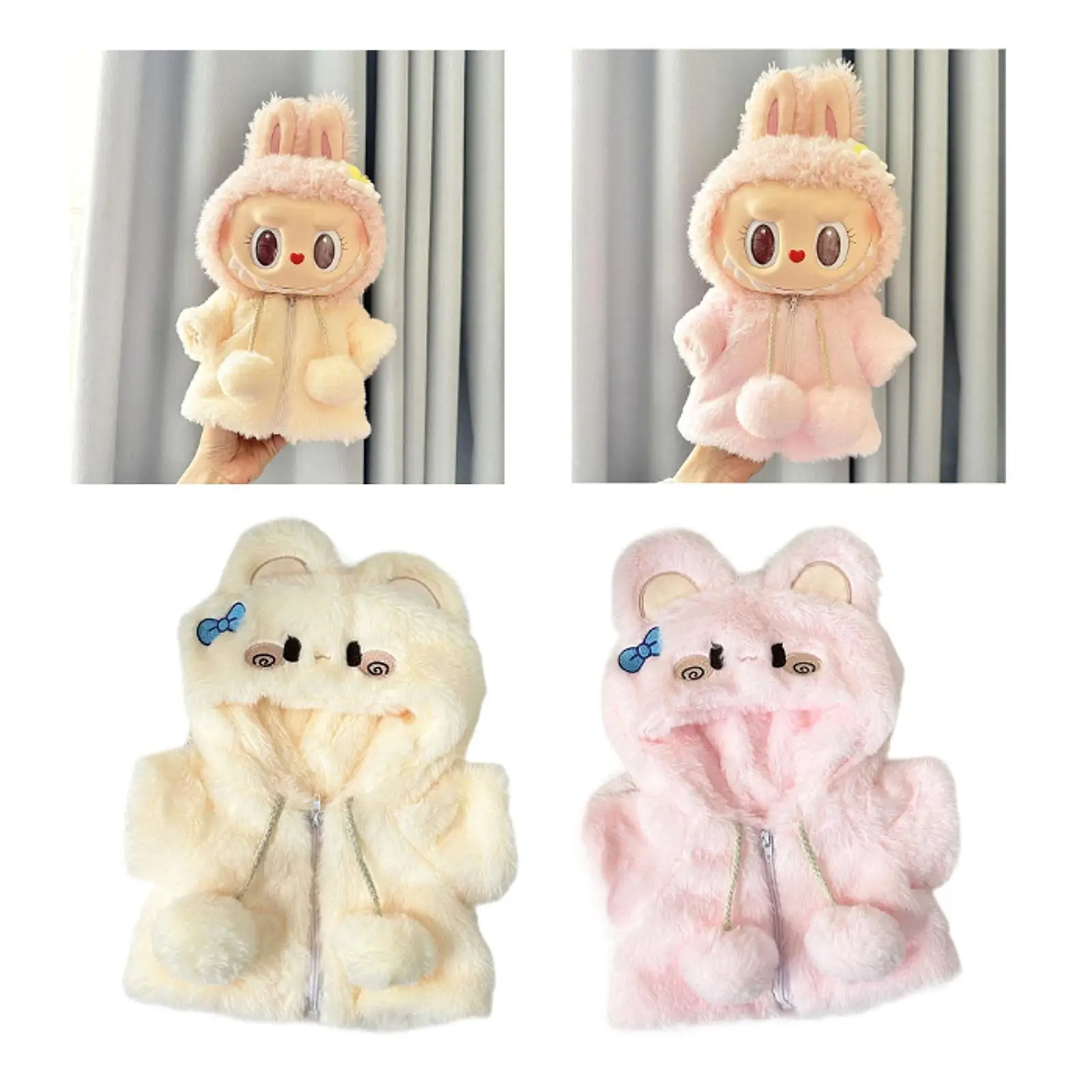 

Плюшевое пальто для куклы, карнавальный костюм, ролевые игры, модные милые куклы 38 см