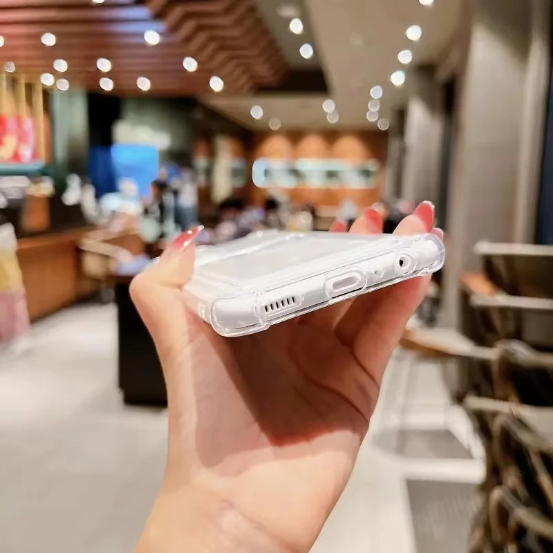 Wallet Card Holder Clear Case For Samsung A55 A56 A54 A53 A52S 5G A25 A16 A36 A35 A34 A33 A32 A24 A23 A51 A15 A14 A13 Case Cover - náhled 5