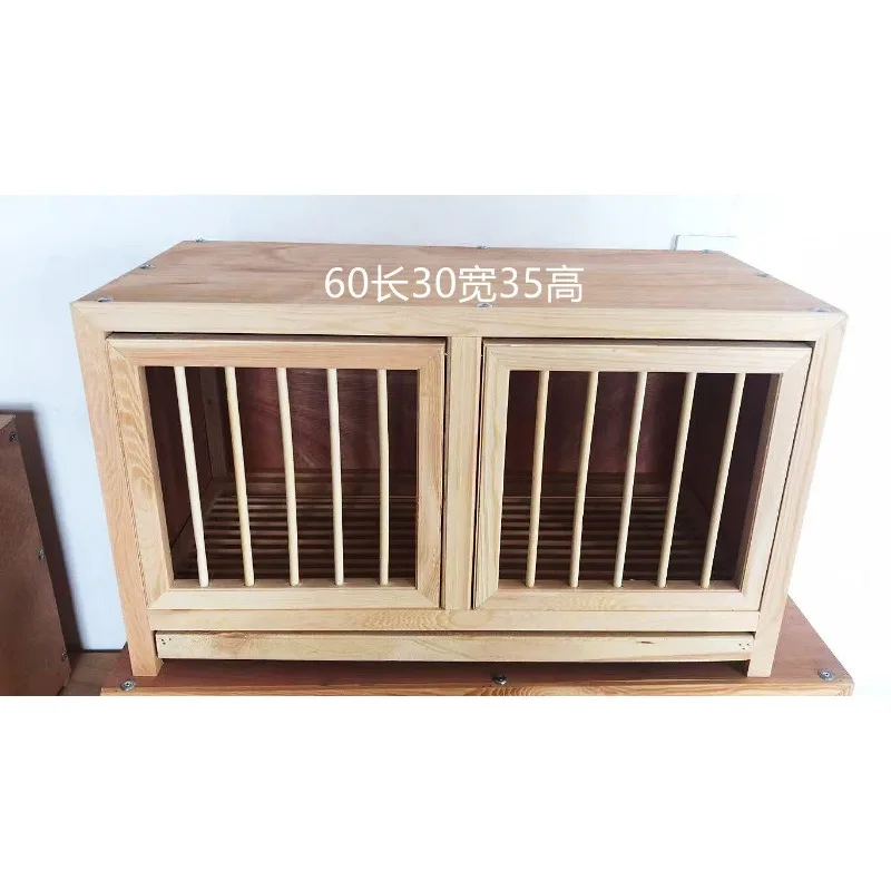 for Wooden Hamster Cage Drawer Cage Glass Window Visual Field Bear Viewing Wooden Box