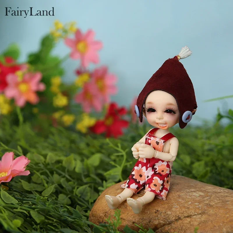 FreeShipping OUENEIFS Fairyland Realpuki Ara Doll BJD sd 1/13 body model  baby girls boys dolls eyes High Quality toys