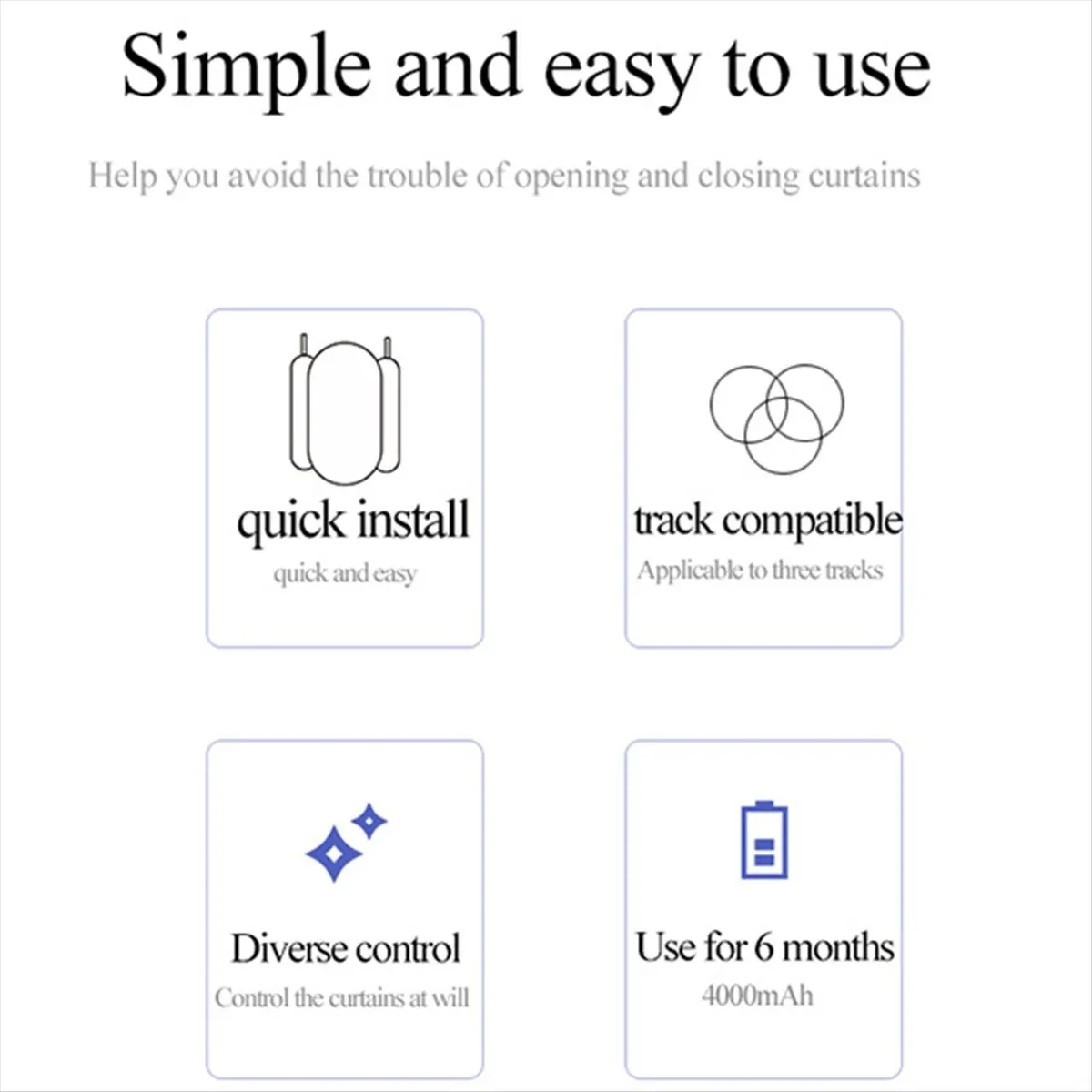 CH◆☆§Smart Curtains Robot T/U-Rail Tracks Automatic Curtain Opener Remote Control Curtain Motor~HOT SALE