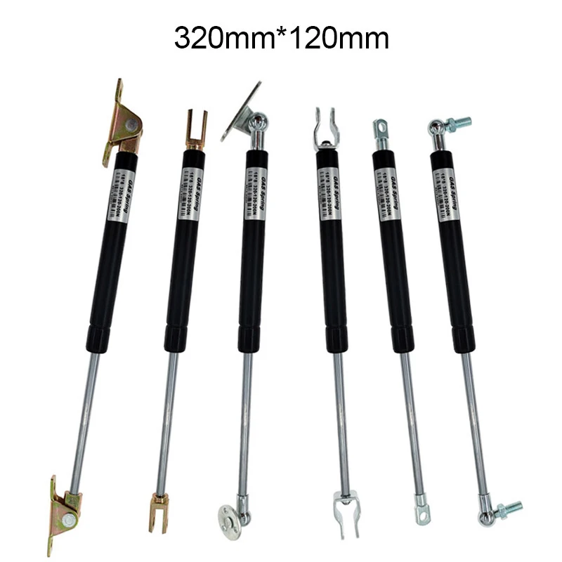18*8 Rod Gas spring folding hinge 50N-500N/5kg-50kg Force lift support stroke distance 120mm Hole Center Distance 320mm