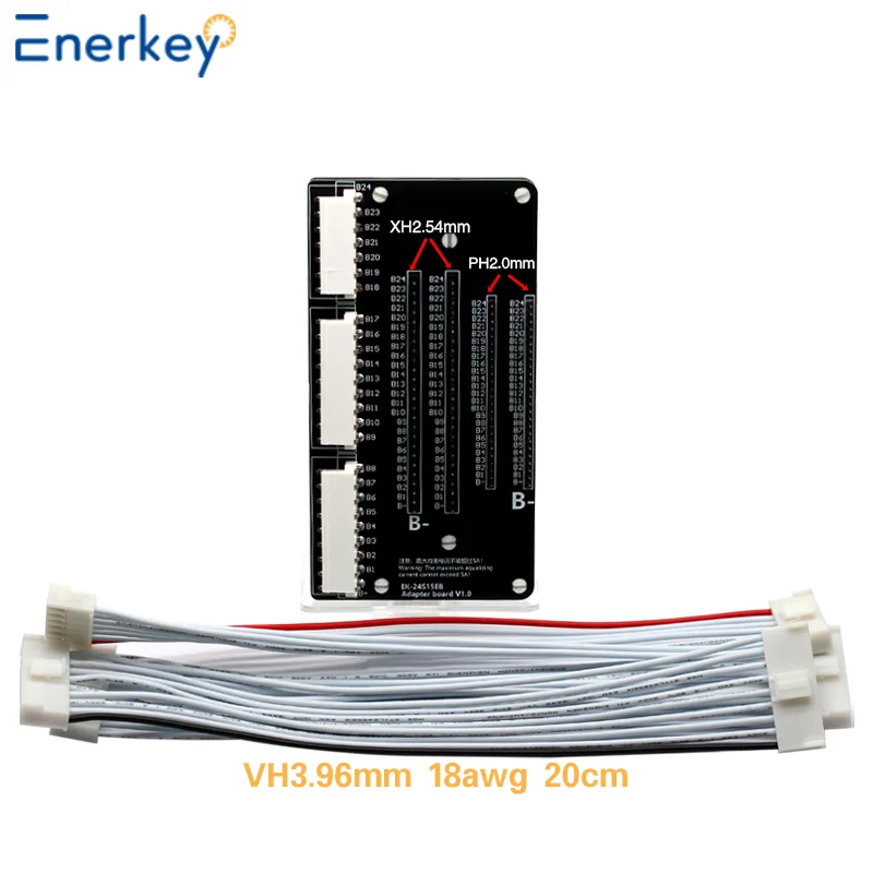 Enerkey płytka przyłączeniowa 24pin XH2.54mm PH2.0mm 20cm płyta interfejsu dodatkowa płyta dolna 10EB i 15EB dopasowana deska