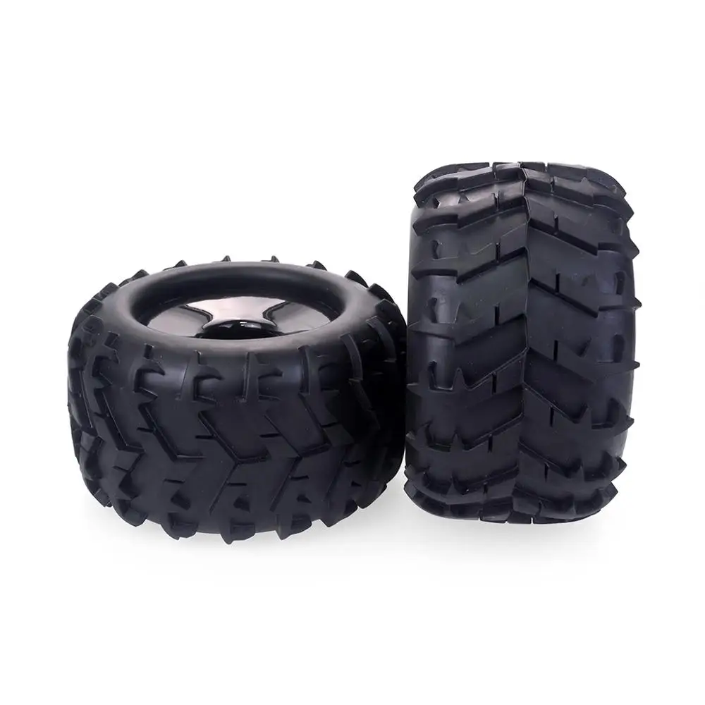 2PCS 160mm RC Tires 17mm Hub Hex wheel tires for Redcat Hsp Kyosho Hobao Hongnor Team Losi HPI 1/8 Truggy Monster Truck Truggy