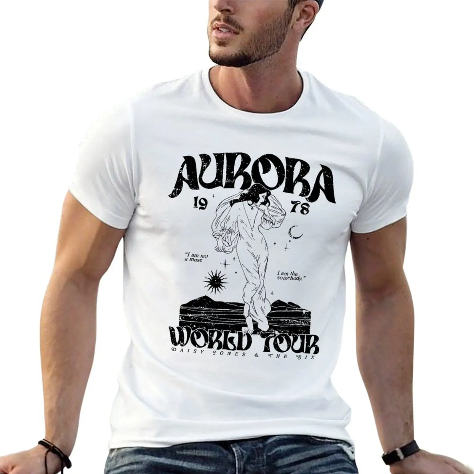 Daisy And The Six Aurora T-Shirt Durable Work Wear T-Shirt