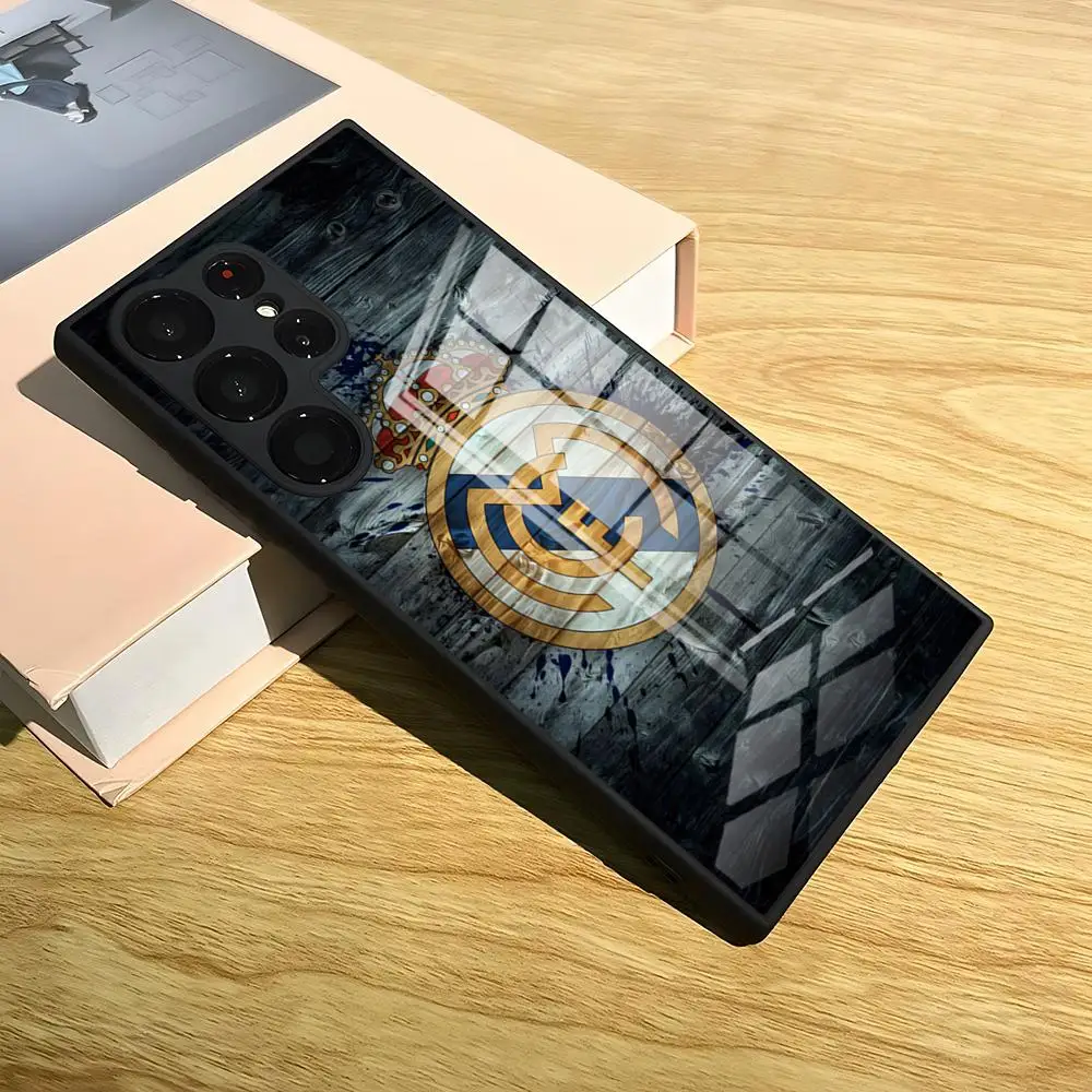 R-Reals-FC-M-MadrideS Handyhülle für Samsung S26 S24 Ultra S25 S23 S22 S20 Fe S21 Plus A54 A24 A53 A16 A13 Glasabdeckung – Detail 14