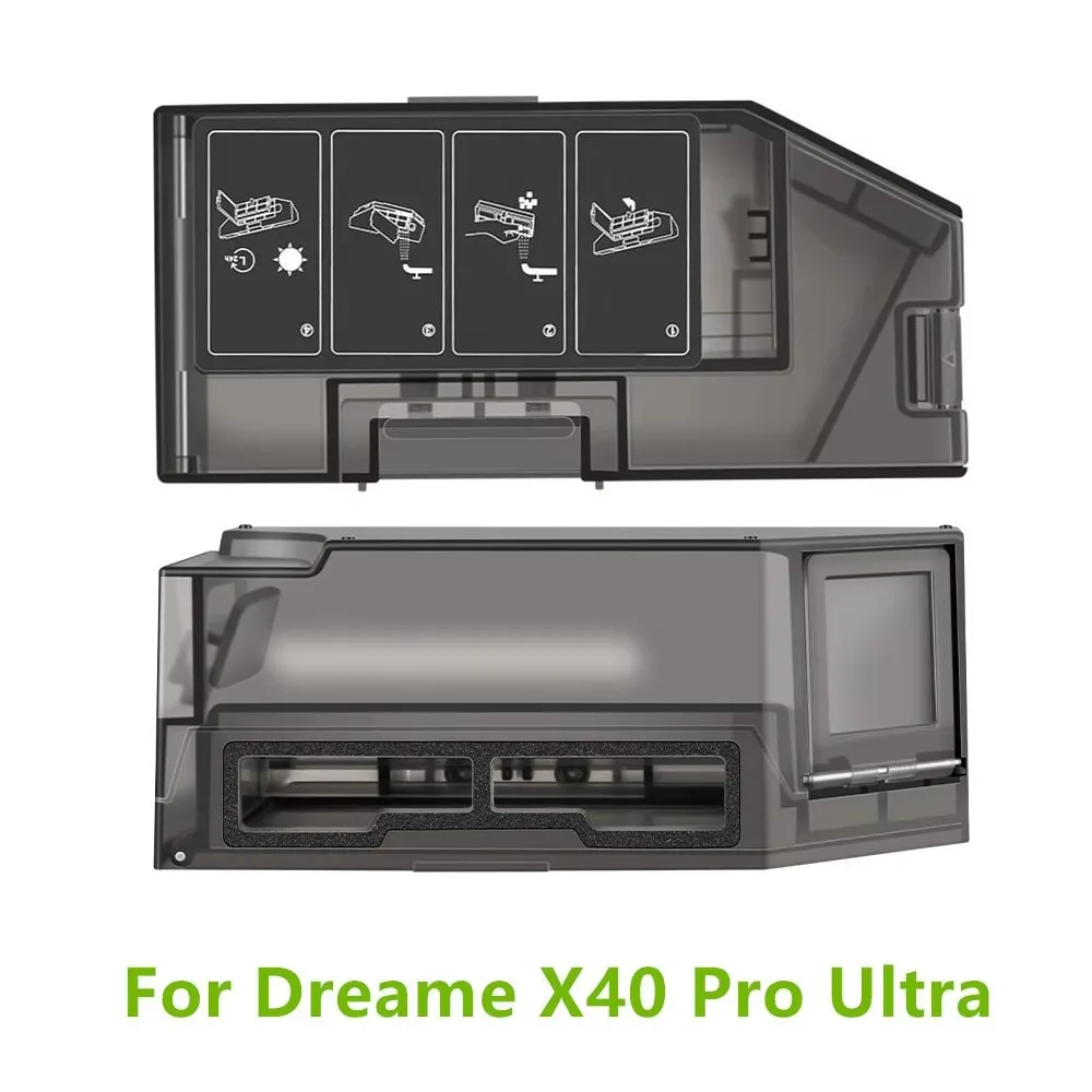 Dust Box Dust Collecting Box Bin Collector For Dreame X40ProUltra Robot Vacuum Cleaner Accessories