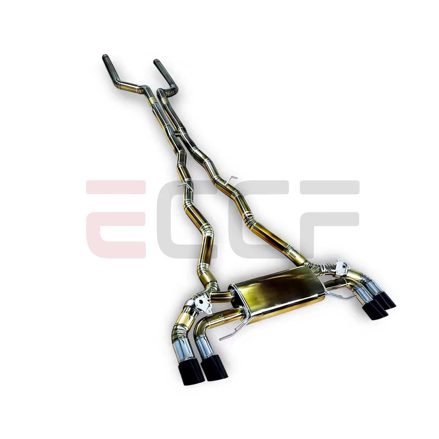 For BMW M850 M850i G16 4.4T Titanium Catback Exhaust System Plug and Play Performance Upgrade Easy Installation