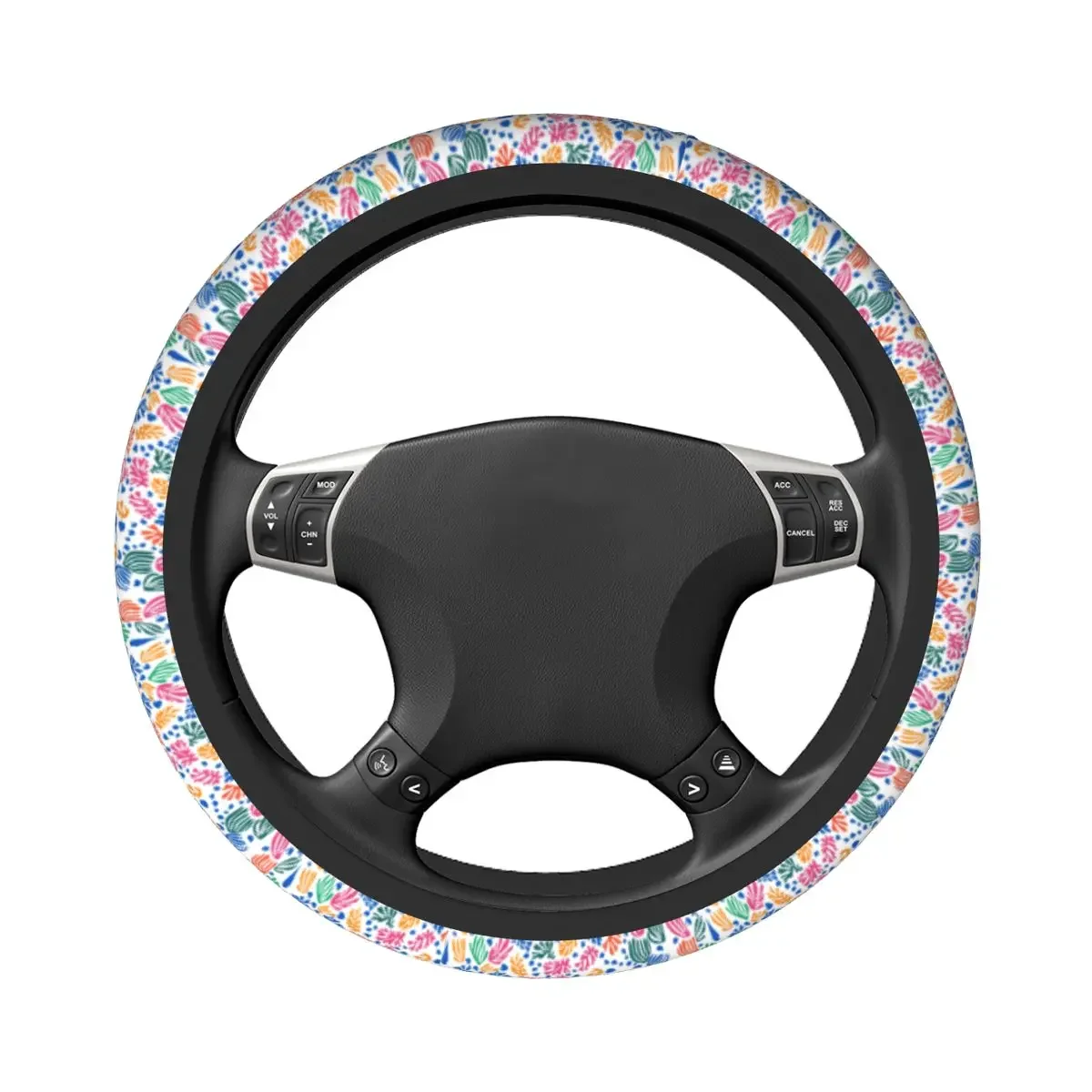 Matisse Car Steering Wheel Cover 38cm Anti-slip Classic Drawing Fauvism Impressionist Auto Steering Wheel Car Accessories