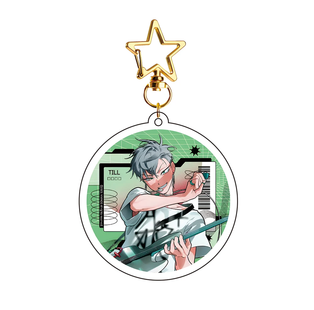 Hot Anime ALIEN STAGE Keychains Pendant Car Key Chain Acrylic Stand MIZI SUA TILL IVAN HYUNA LUKA Fans Gifts cosplay Accessories