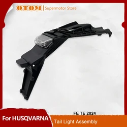 2024-2025 Motorcycle Tail Light Assembly Taillight Bracket License Plate Holder Extension For HUSQVARNA FE TE 150 250 350 450