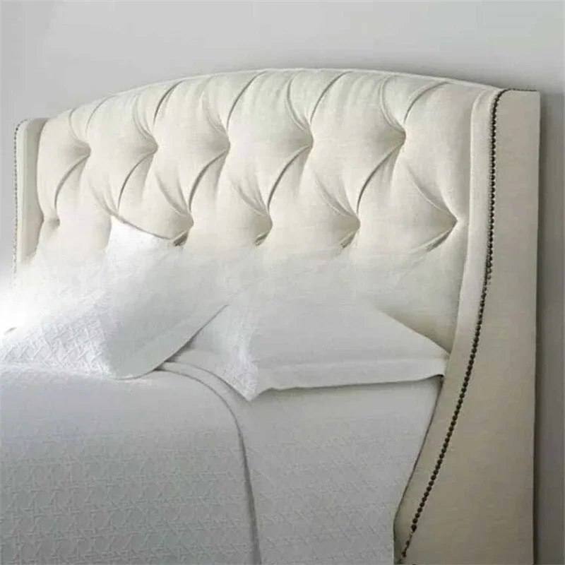 เตียงนอนไฮดรอลิกแบบมีกล่องเก็บของผ้าหุ้มสไตล์อเมริกัน ขนาด 1.5 * 1.8 เมตร พร้อมที่เก็บของสำหรับงานแต่งงาน