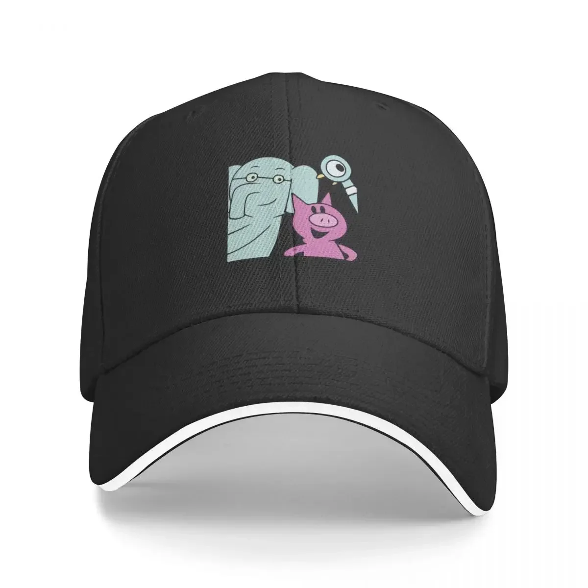 Elephant and Piggie with Pigeon Baseball Cap |-F-| Big Size Hat Boy Women's