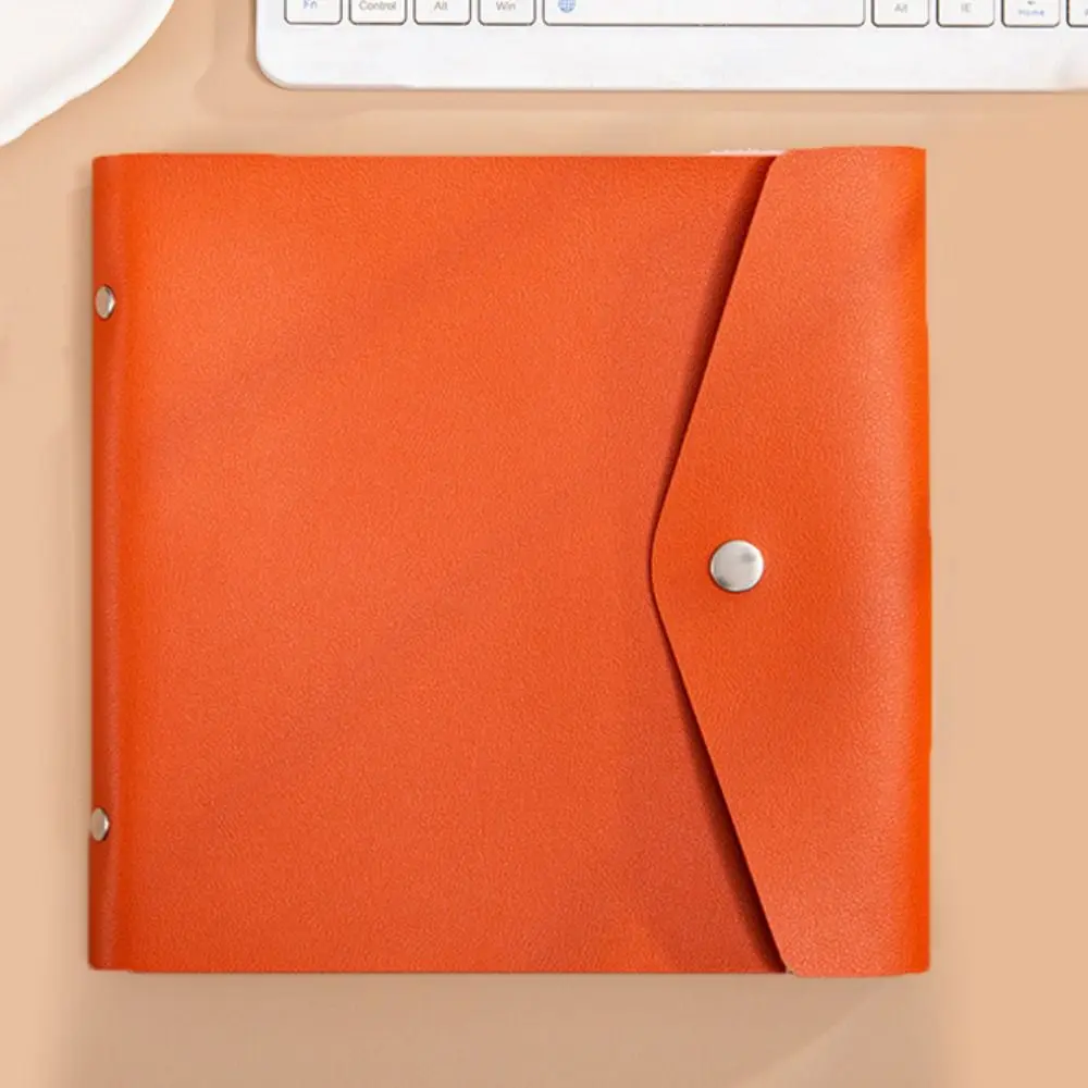 PU Leather Money Savings Challenge Simple Clear Envelops Savings Challenges Portable Waterproof Cash Budget Notebook