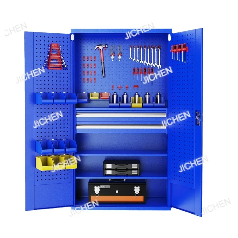 DepositCustomized heavy-duty tool cabinet Iron Thickened and multi-layer multi-functional cabinet with drawers for workshop use