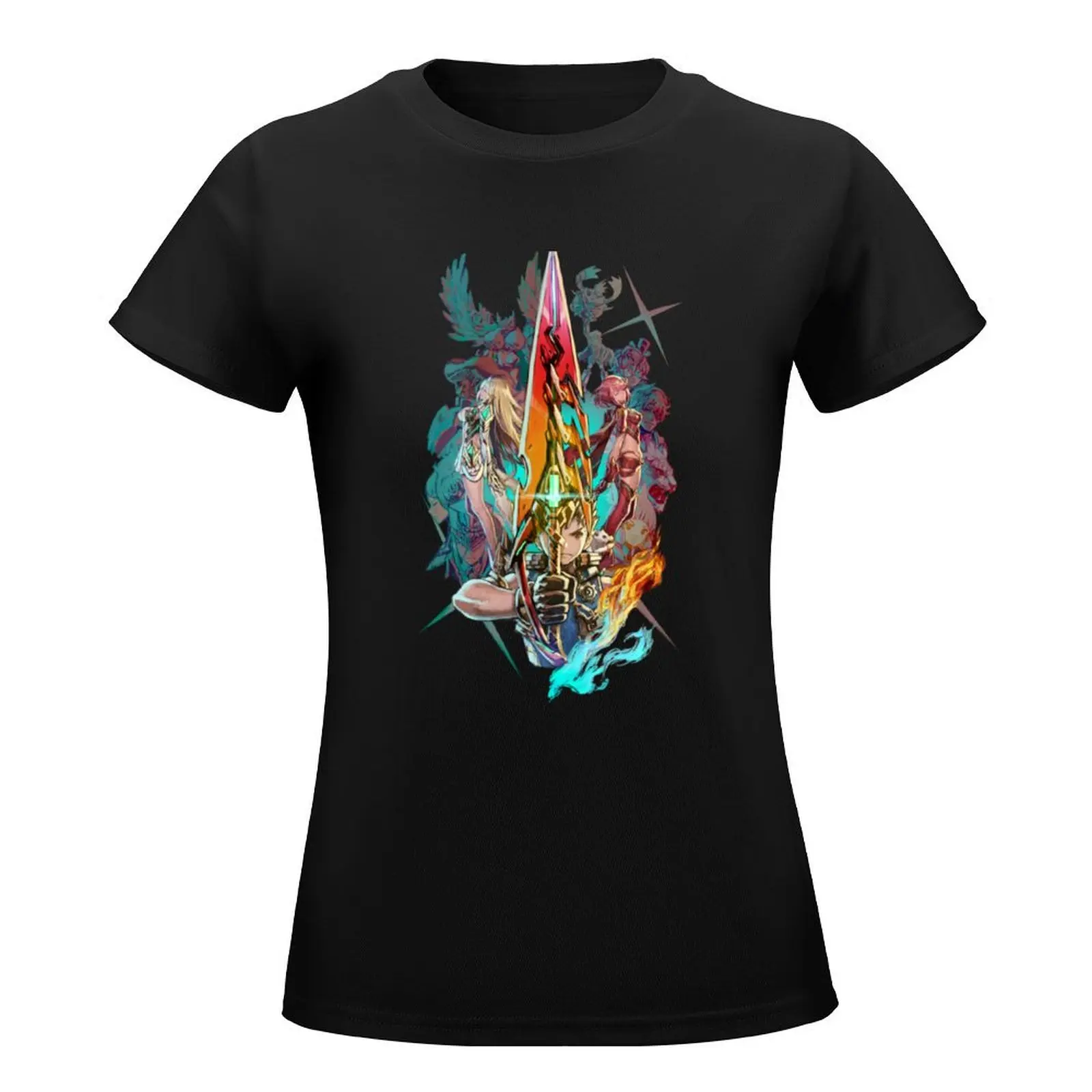 Xenoblade Chronicles? 2 - Team T-Shirt plus size tops Aesthetic clothing quick drying t-shirt dress for Women sexy