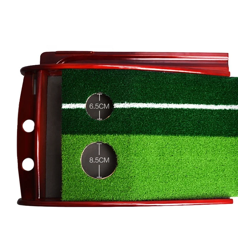 For wood wooden based Practice mini golf putter putting green matt indoor golf accessories