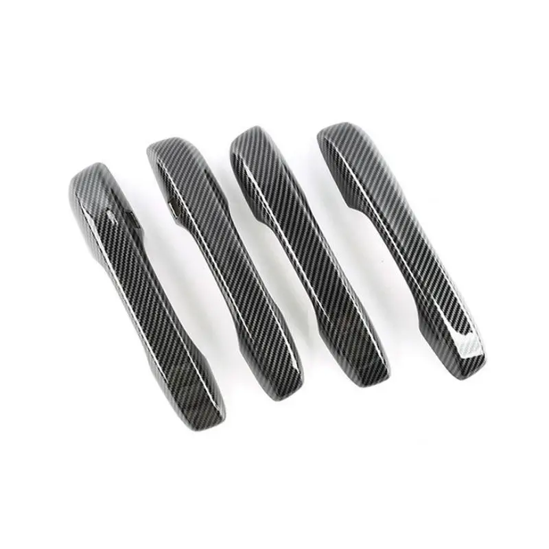 

Carbon Fiber Style For Honda Civic 11th Gen 2022 Car Accessories Exterior Door Handle Pull Cover Stickers Trim