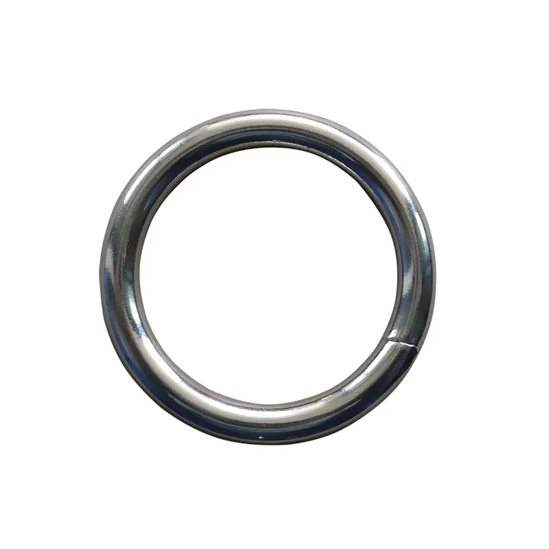 

Stainless Steel Iron Circle Horse Stallion Head Metal Accessories Nckle Plated O Ring With Welded Mouth