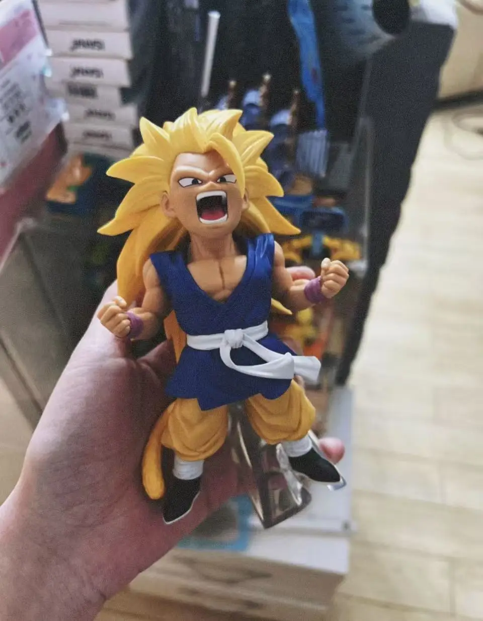 

In Stock Genuine Bandai Ichiban Kuji Dragon Ball Super Saiyan 3 Son Goku 15cm PVC Anime Figure Collectible Model Gift New In Box