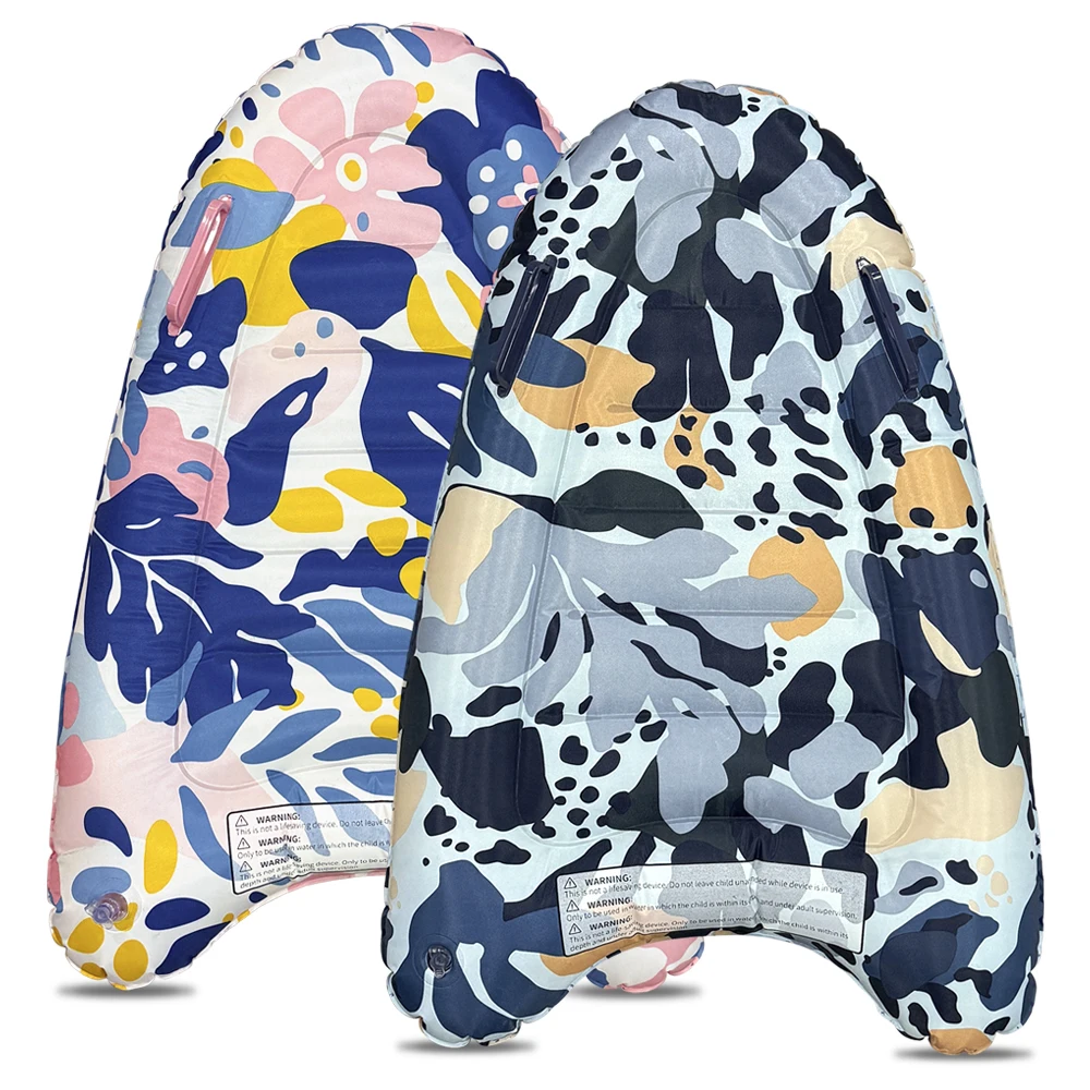 1pc Camouflage Inflatable Bed Surfboard with Handle Surf Body Board Water Floating Board