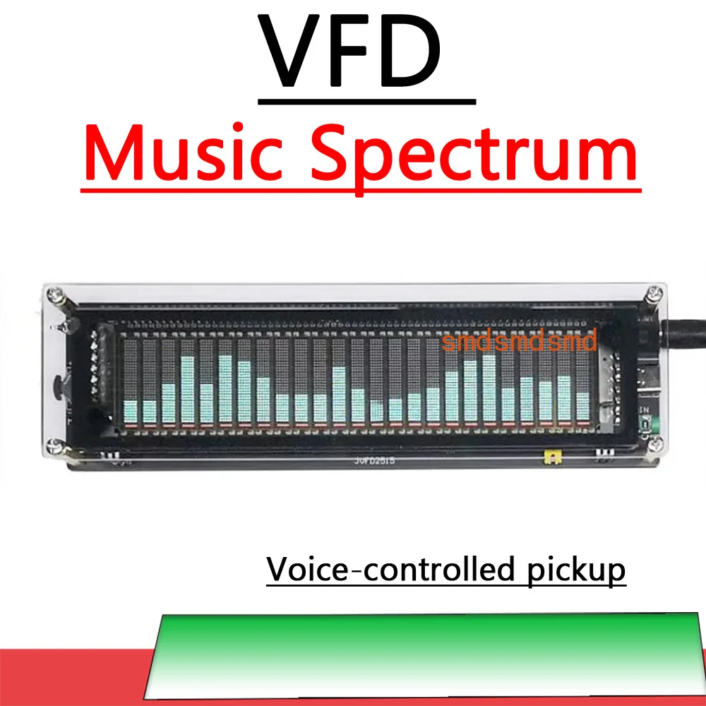 

Music Spectrum CLOCK Display Level Indicator rhythm Analyzer Audio Atmosphere light USB TYPE-C 5V 12V car POWER Amplifier
